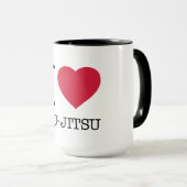 MUG I LOVE JIU JITSU (Devant droit)