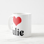 Mug I Love Julie (Devant gauche)