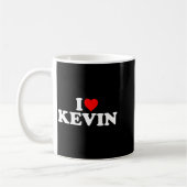 Mug I Love Kevin - Heart Long Sleeve (Gauche)