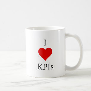 Mug I Love KPIs Funny Office Humor Productivité Citati