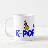 Mug I Love KPop Fabuleux Classique Blanc (Gauche)