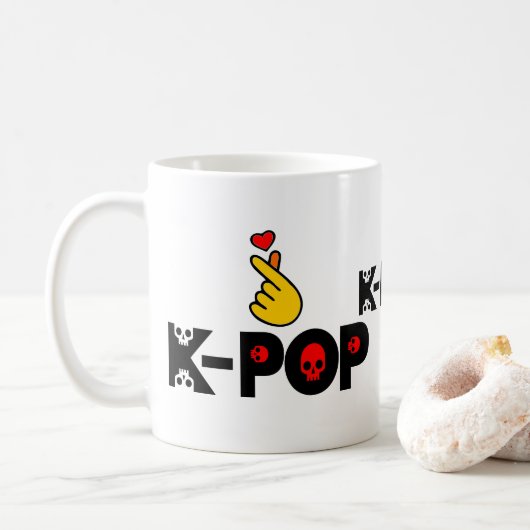 Mug I Love KPop Fabulous Commuter & (Avec donut)