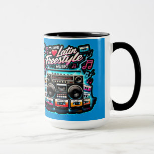 Mug I Love Latin Freestyle Music
