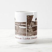 Mug I Love Lida Belarus Architecture Castle Sketch (Centre)