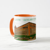 Mug I Love Lida Belarus Architecture Castle Sketch (Devant gauche)
