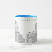 Mug I Love Lida Belarus Architecture Castle Sketch (Centre)