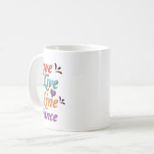 Mug I Love Line Dance (Devant gauche)