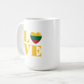 Mug I love Lithuania (Devant gauche)