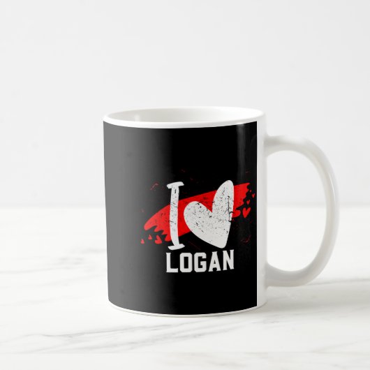 Mug I Love Logan I Heart Logan  (Droite)