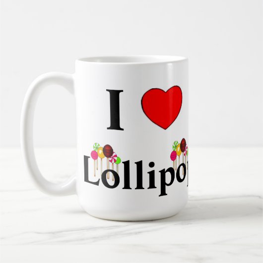 Mug I Love Lollipops (Gauche)
