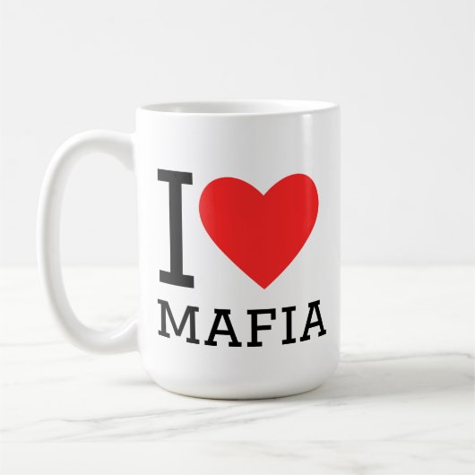 Mug I love mafia (Gauche)