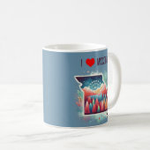 Mug I Love Missouri Noël hiver (Devant droit)
