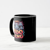 Mug I Love Moo Deng Baby Hippo Amateurs (Devant gauche)