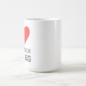 Mug I love mountain biking (Centre)