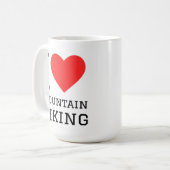 Mug I love mountain biking (Devant gauche)
