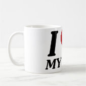 Mug I Love My Boo (Coeur) (Gauche)