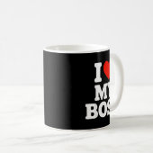 Mug I Love My Boss  (Devant droit)