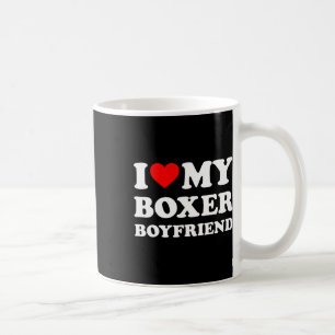 Mug I Love My Boxer Boyfriend Heart Bf Boxe Athlete Bo