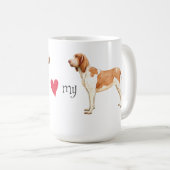 Mug I Love my Bracco Italiano (Devant droit)