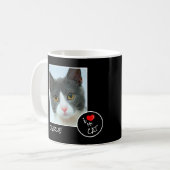 Mug I Love My Cat, Custom Photo - Pet Lovers (Devant gauche)