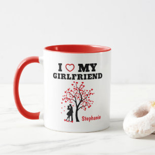 Mug I Love my Girlfriend deux tons