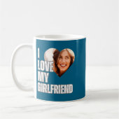 Mug I Love My Girlfriend Heart Photo Boyfriend Gift  (Gauche)