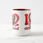 Mug I Love My Girlfriend Petit ami Femme Mari Photo (Centre)