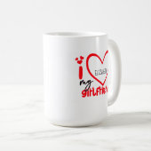 Mug I Love My Girlfriend Photo Don (Devant droit)