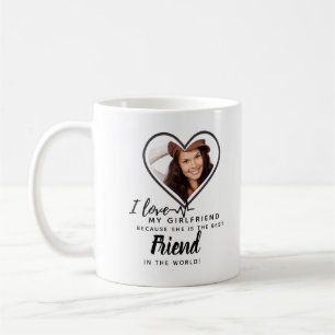 Mug I Love My Girlfriend PHOTO MEILLEUR AMI Café cadea