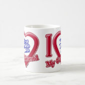 Mug I Love My Girlfriend Photo Red Heart (Centre)