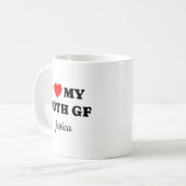 Mug I love my Goth GF custom gifts (Devant gauche)