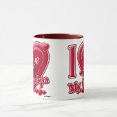 Mug I Love My Grand-pa rouge - coeur (Centre)