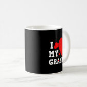 Mug I Love My Grandpa Valentines Day Family Matching G (Devant droit)