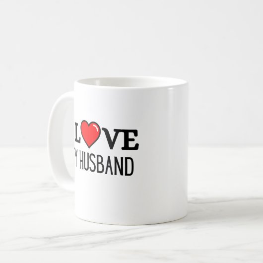 Mug I love my husband (Devant gauche)