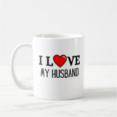 Mug I love my husband (Gauche)