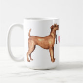 Mug I Love my Irish Terrier (Gauche)