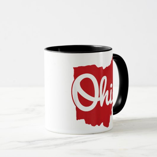 Mug I love My Ohio Home Script Ohio (Devant droit)