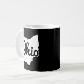 Mug I Love My Ohio Home Script Ohio TShirt Buckeye Sta (Devant gauche)