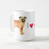 Mug I Love my Petit Brabancon (Devant gauche)