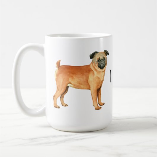 Mug I Love my Petit Brabancon (Gauche)