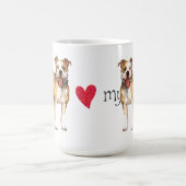 Mug I Love my Pit Bull Terrier (Centre)