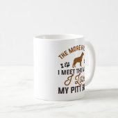 Mug I Love My Pitt Bull (Devant droit)