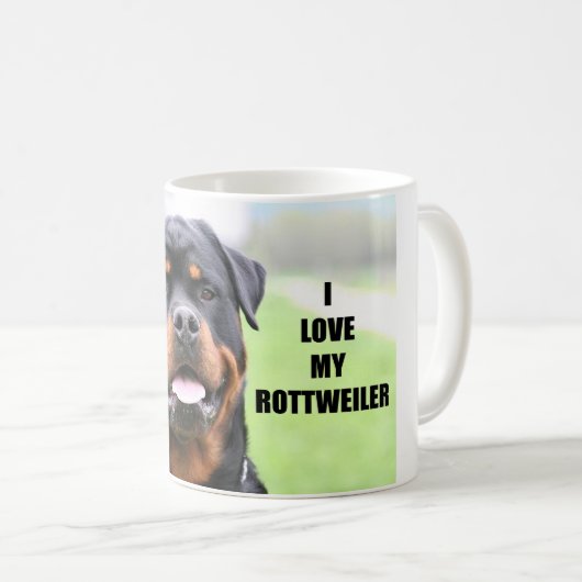 Mug I Love my Rottweiler (Devant droit)