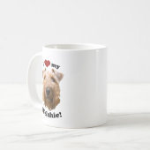 Mug I Love My Welshie Terrier Photo (Devant gauche)