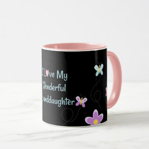 Mug I Love My Wonderful Grandgirl, design populaire