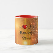 Mug I Love My Wonderful Sister (Centre)
