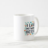 Mug I Love My Work Bestie Classic (Devant droit)