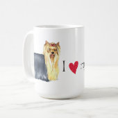 Mug I love my Yorkie (Devant gauche)
