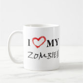 Mug I love my zombies (Gauche)