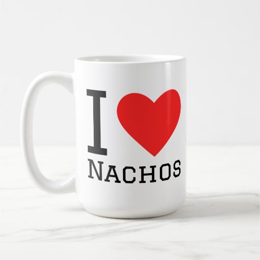 Mug I love nachos (Gauche)